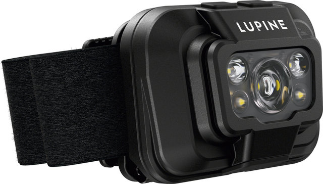 Lupine Lámpara frontal Penta - negro | 1100