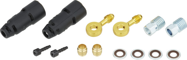 Jagwire Kit de conexión Mountain Pro Quick-Fit Adaptador para línea de frenos - universal/MT