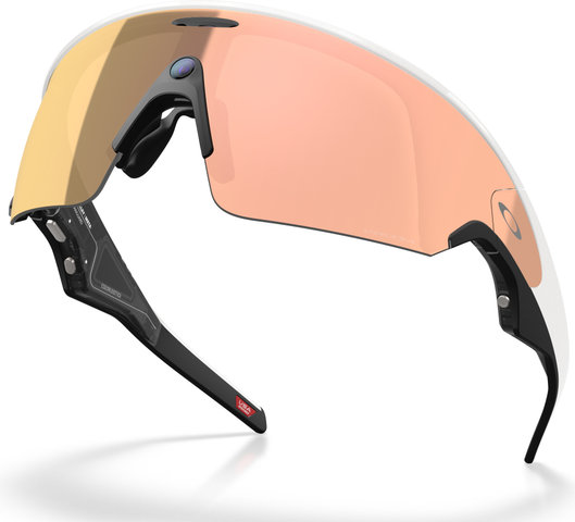 Oakley Vanguard Meta AI Sports Glasses - white | prizm rose gold
