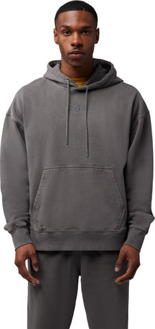 Fox Head Wordmark Oversized Fleece Pullover - pewter/M