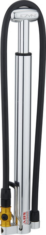 Lezyne Bomba Micro Floor Drive HP sin indicador de presión - plata