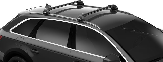 Thule WingBar Edge Crossbar for Roof Rack - black