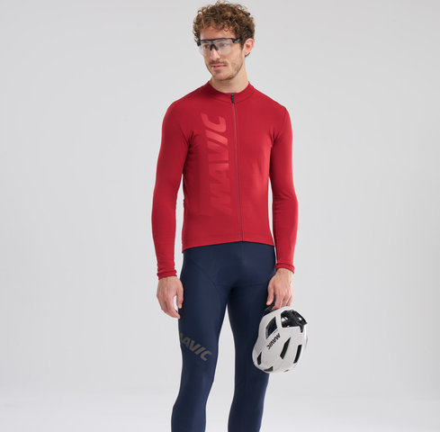 Mavic Aksium Thermo M L/S Trikot - burgundy/M