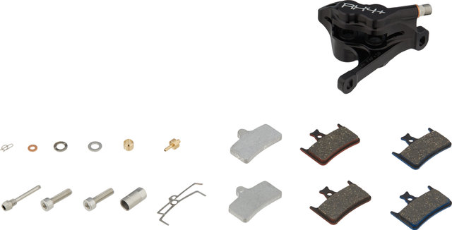 Hope Pinza de frenos RX4+ FM +20 para Shimano / Campagnolo - black | Rueda delantera | sin maneta de freno