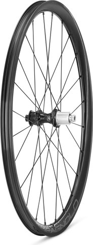 Campagnolo Juego de ruedas Levante Carbon Disc Center Lock 28" - black/Non Boost/Non Boost/142 mm/100 mm/28"/Campagnolo N3W/100 mm/Campagnolo N3W/100 mm/142 mm