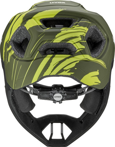 uvex react jr. Full-face helmet - dark olive matt | 52 - 56 cm