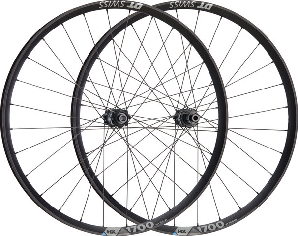 DT Swiss HX 1700 SPLINE 27.5" 30 Boost Center Lock Disc Hybrid Wheelset - black/Shimano Micro Spline/Boost/148 mm/110 mm/Boost/27.5" (650B)/110 mm/Shimano Micro Spline/110 mm/148 mm