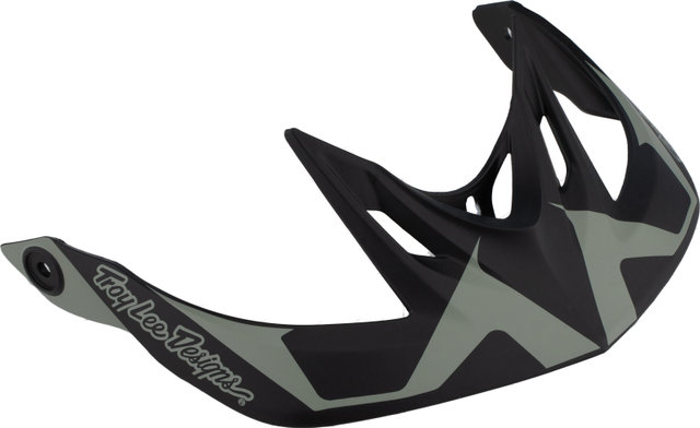 Troy Lee Designs Visera de repuesto para cascos A2 - dropout stone gray/universal