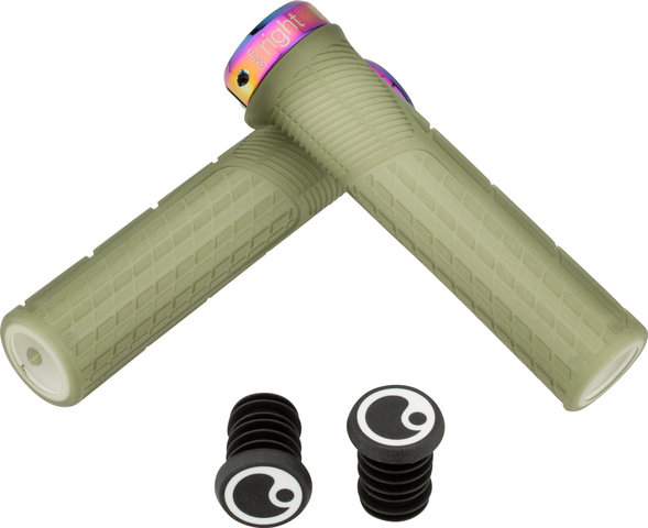 Ergon GD1 Evo Factory Slim Handlebar Grips - frozen moss-oil slick