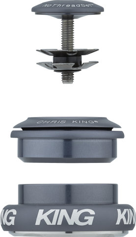 Chris King InSet i7 ZS44/28,6 - EC44/40 Mixed Tapered GripLock Steuersatz - matte slate/1 1/8"/ZS44/28,6 - EC44/40