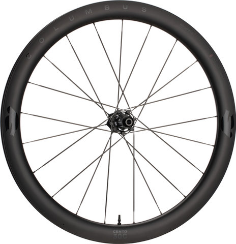 Columbus Cento 50C Wheelset - black on black | Shimano Road | 142 mm | Non Boost | Non Boost | 28" | 100 mm