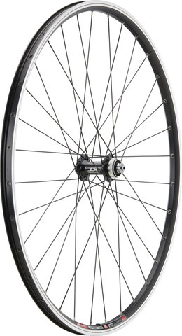 bc basic Juego de ruedas Urban XT V-Brake / Disc Center Lock DT Swiss 535 28" - schwarz | 135 mm | 100 mm | 28" | Shimano MTB | 100 mm | Shimano MTB | 100 mm | 135 mm