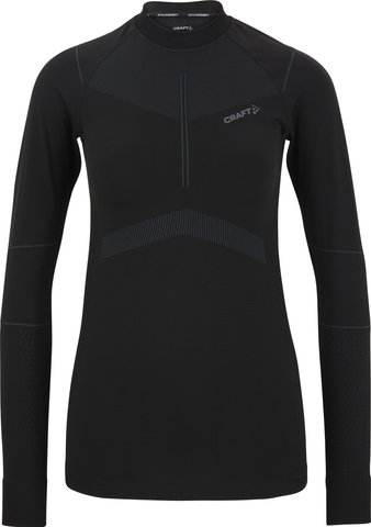 Craft Active Intensity Crew Neck L/S Damen - black-asphalt/S