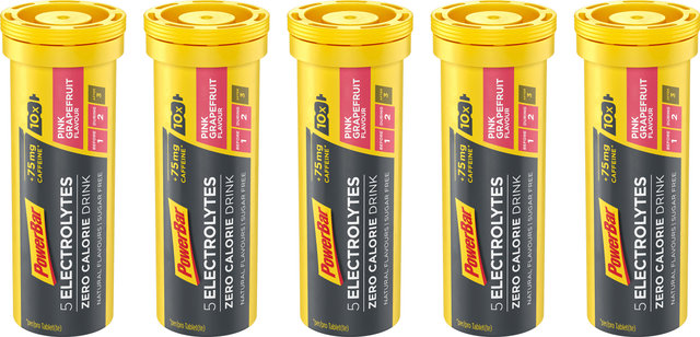 Powerbar 5Electrolytes Sports Drink Sportgetränk Brausetabletten - 5 Stück - pink grapefruit