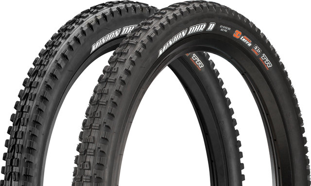 Maxxis Set de 2 Pneus Souples Minion DHF / DHR II 3C MaxxTerra EXO TR 27,5" - noir/27.5 /58 /58-584/2.3 