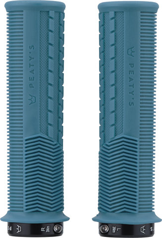 Peaty's Monarch Grips Mushroom Lock-On Handlebar Grips - turquoise/thick