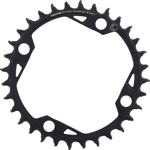 SRAM Plato X-Sync 2 para SRAM Eagle 104 mm BCD - black/32 