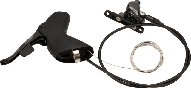SRAM Force 1 HRD FM Scheibenbremse mit Dropper Actuator - black-grey/Vorderrad/links (seitenspezifisch)