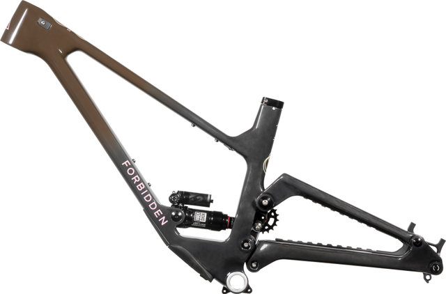 FORBIDDEN Kit de Cuadro Druid V2 Carbon 29" - chocolate starfish | XL | 29"