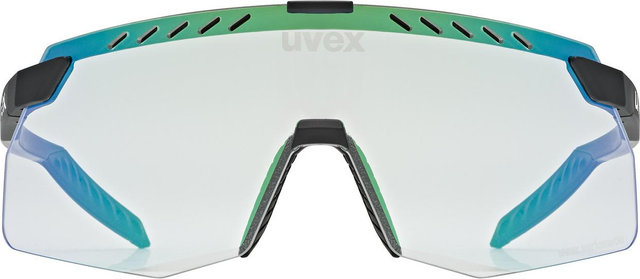uvex gafas deportivas pace stage S V - black mate | mirror green