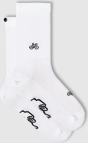 FINGERSCROSSED Chaussettes Vélo Classic Rituals - blanc | 35 - 38