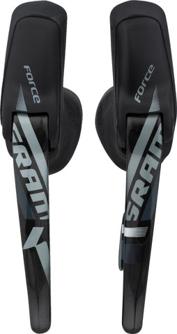 SRAM Set frenos disco hidr. Force 1 d+t c. man. cambios/frenos DoubleTap® - ice grey anodized | Set