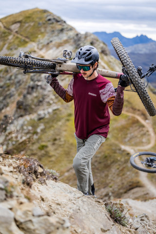 Zimtstern Braapz Shirt L/S Jersey - windsor wine | S