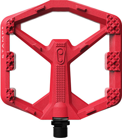 crankbrothers Pedales de plataforma Stamp 0 - bright red/112 /116 /large