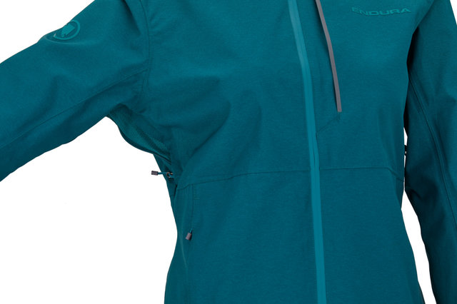 Endura Chaqueta de mujer impermeable con capucha Hummvee - deep teal/S