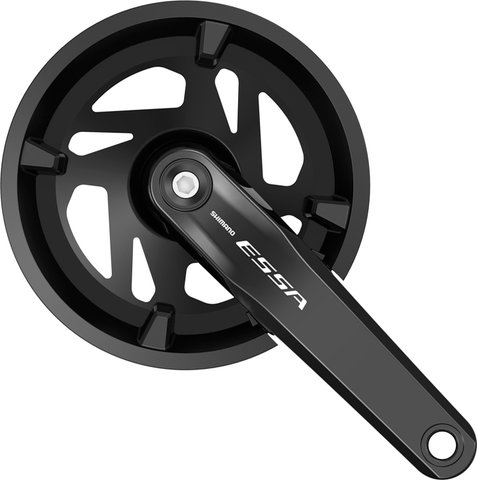 Shimano ESSA FC-U2000-1 1x7/8-speed crankset with chain guard - black | 40 | 170,0 mm