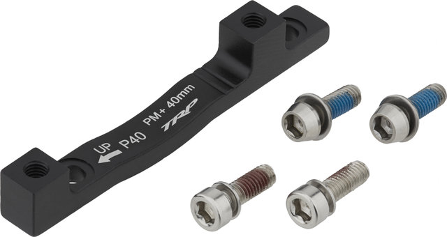 TRP Disc Brake Adapter for 200 mm Rotors - black/PM 6" to PM +40 mm