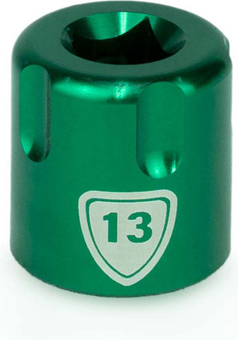 Abbey Bike Tools Douille de 13 mm sans chanfrein - green