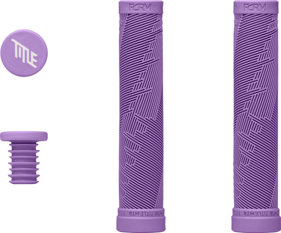 Title MTB Form Handlebar Grips - purple/150 mm