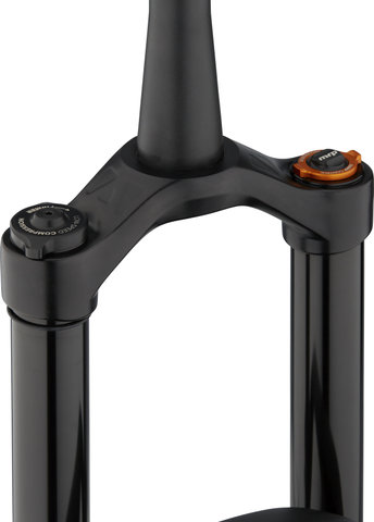 MRP Fourche à Suspension Ribbon Air ChocoLUXE Boost 29" - black/Axe Traversant 15 mm/160 /46 /1 1/8" - 1,5" tapered/29"/110 mm