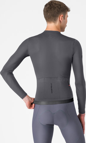Castelli Maillot Espresso 2 L/S - smoky gray | S