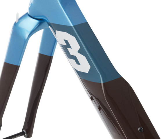 3T Kit de Cadre en Carbone Exploro RaceMax - blue-brown/L