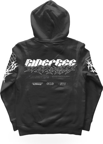 Loose Riders Sudadera con capucha - y2k racing black/M