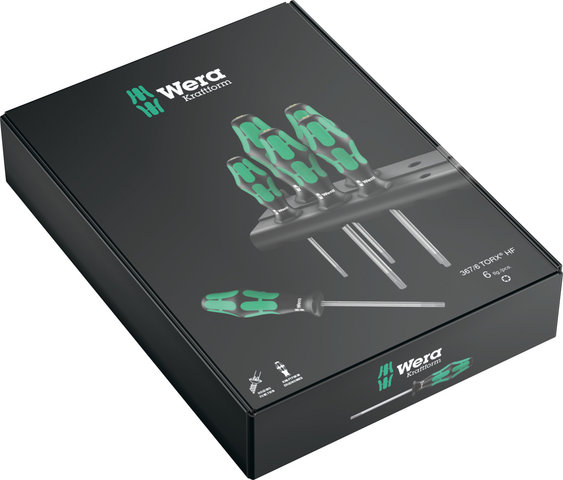Wera Juego de destornilladores Kraftform Plus TORX® - negro-verde