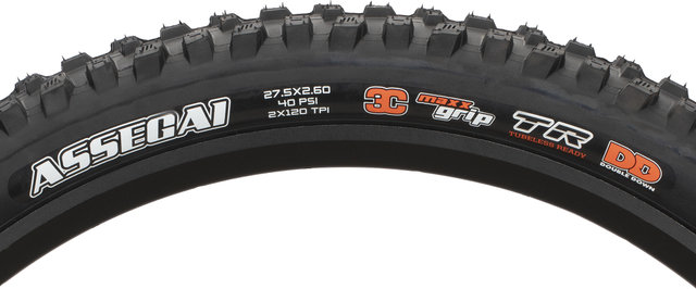 Maxxis pneu pliable Assegai WT DD TR 3C MaxxGrip 27,5'' - black | 27.5 | 2.6 | 66 mm | 66-584