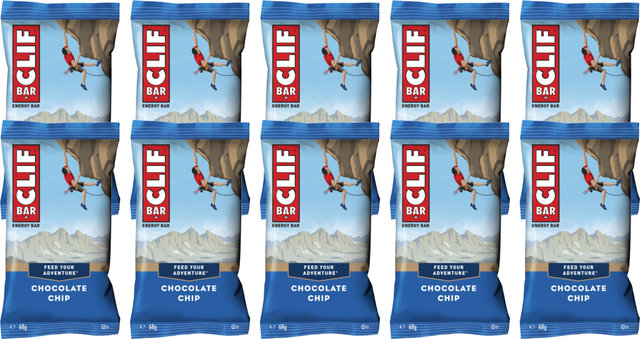 CLIF Bar Energieriegel - 10 Stück - chocolate chip