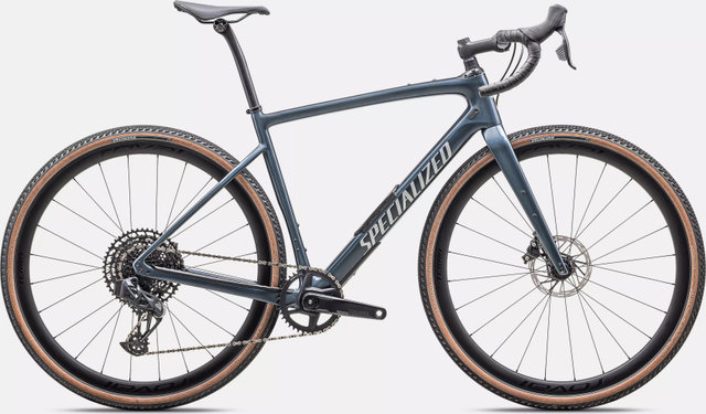 Specialized Diverge Expert Carbon 28" Gravelbike - cast blue metallic-silver dust/55 mm/28"/L/172,5 mm