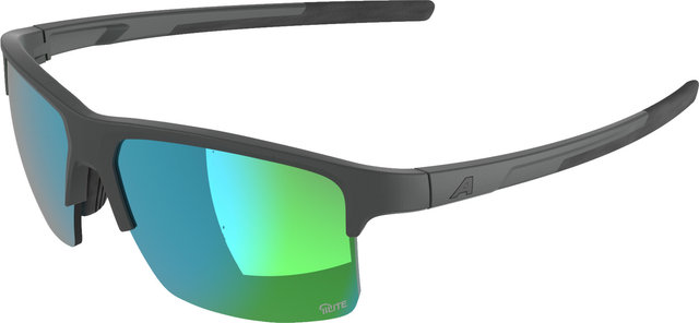 Alpina Gafas Deportivas Eagle Q-Lite - midnight grey matt | mirror green