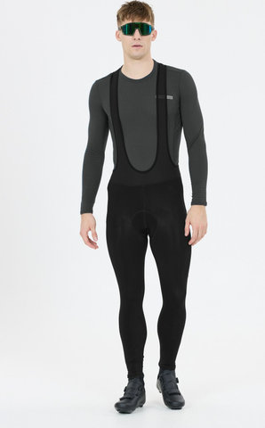 Endurance Gorsk V2 pantalones con tirantes térmicos - black | S