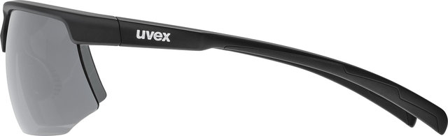 uvex Lunettes de sport Aerios - black mat | smoke