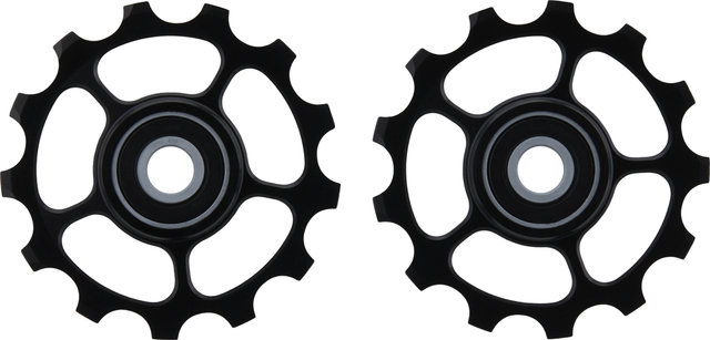 CeramicSpeed Coated Shimano GRX 12-speed Derailleur Pulley - black/13 teeth (guide pulley), 13 teeth (tension pulley)