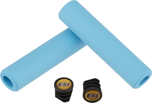 ESI Poignées de guidon en silicone Chunky - aqua | 130 mm