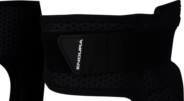Endura SingleTrack II Knieschoner - black-white/M/L Endura SingleTrack II Knieschoner - black-white/M/L