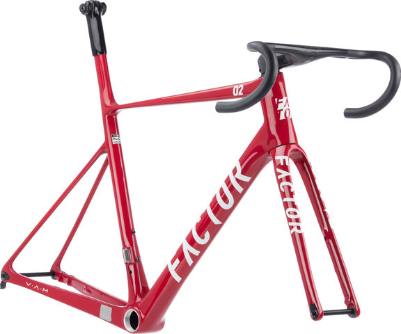 Factor O2 V.A.M. Disc T47a SRAM DUB Carbon Frame Kit Model 2023 - red velvet/54 cm, 110 mm x 38 cm, SB 0 mm