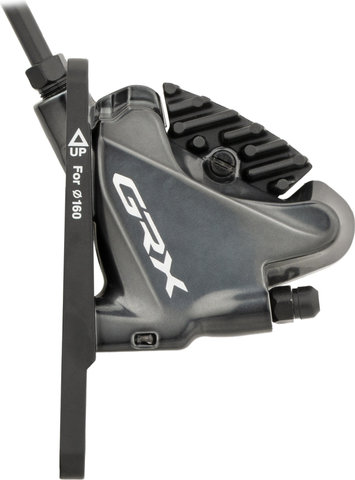 Shimano Frein à Disque GRX BR-RX810 + ST-RX810-LA Remote - noir-gris/Roue avant/Gauche (spécifique au côté)