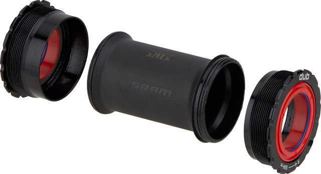SRAM Eje de pedalier DUB T47 Cerámica Road Wide 85,5 mm - black/T47